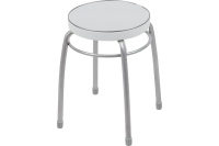 Табурет Фабрик 1 с ободом ТФ01 Ника серый