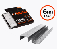 Finland Скобы 6 мм тип 53 высокопрочные 1000шт