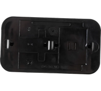 Блок ОП В-РЦ-523 черн.(2выкл+роз) Пралеска