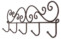 Вешалка Кружева 5 коричн. ВН276Кор