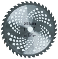 Нож д/триммера 40зубьев 255*25,4*1,2 твердоспл.Левша блистер