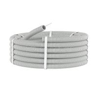 Труба гофр.20мм ПВХ (серая) с зондом 25м DKC