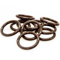 Кольцо пластик (Орех) 10шт