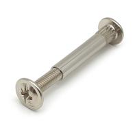 Стяжка межсек.М4 5х30мм мет. никель 4шт