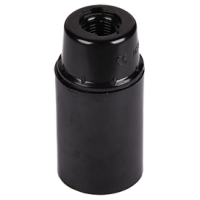 Патрон Е14 подвесной карболит чёрный