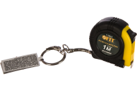 Рулетка-брелок прорезин.корпус 1м (6мм) 17824