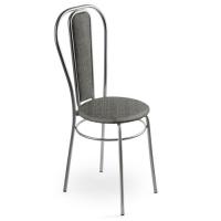 Стул LAKSI Белла хром/лен сер СБ21