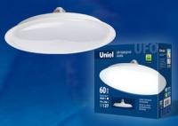 Лампа Uniel LED 60W 4K Е27 матов.высокомощ.
