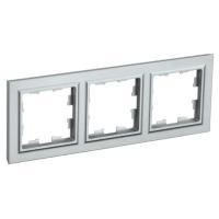 Рамка 3 пост. алюм. Brite