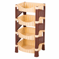 Этажерка 4 полки Плетёнка 442э