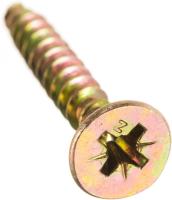 Шуруп желтый цинк 5/35  10шт 11382