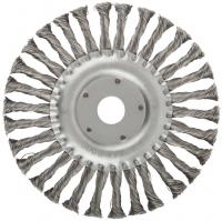 Корщетка-колесо 180х22,2мм витая 38932М