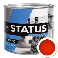 Эмаль ПФ-115 красная 1.8кг STATUS