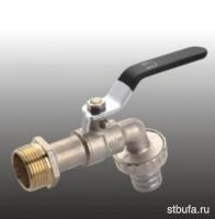 Кран с носиком 3/4" никель