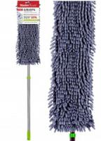 Швабра микрофиб. 13*43см,СЕБАСТЬЯН серая