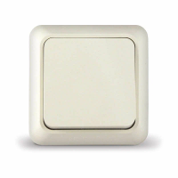 Выключатель 1ОП беж./сл.кость Олимп