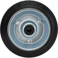 Колесо металл/резина для сумки-тележки 100мм 