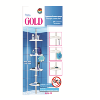 Полка угловая PRIMA GOLD белая