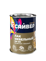 Лак ПФ-283 мебельный 0,8кг "Сайвер"