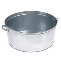 Таз 38л круглый оцинк