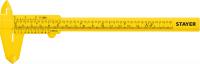 Штангенциркуль STAYER пластмассовый,150мм