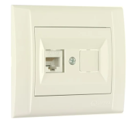 Розетка комп. 1СП M Defne крем 42010035