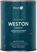Лак по камню 0,9л (мокрый камень) "WESTON"