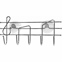 Планка 5 крючков "Ноты" на присосках