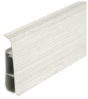 Плинтус напольн. 253 70мм*2,2м "Ясень серый"(Деконика)