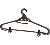 Плечики-вешалка с прищепкой 52-54 (М589)