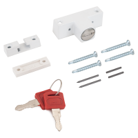 Замок накладной ДЕТСКИЙ БЛОКИРУЮЩИЙ на окно АЛЛЮР