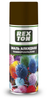 Аэроз.эмаль (коричневый) 520мл "REXTON" алкидная