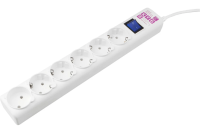 Сет.фильтр Power Cube 6гн*3м бел. 16А 3,5кВт 172-503