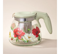 Чайник заварочный 900мл АГНЕСС с фильтром Маки 885-109