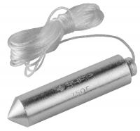 Отвес ЗУБР строит.со шнуром 150г.