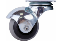 Опора колесная на площадке D=40 резина