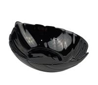 Салатник 17см 280мл листок черный 100ч-лс7