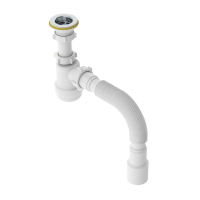 Сифон д/умывальника 1 1/4"*40 с гофрой 40*40/50 S1015-AK САНДЕСАНТ