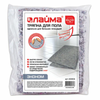 Тряпка для пола ЛАЙМА эконом 80х100см хлопок