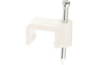 Скобы д/кабеля плоские 8мм 16шт 15508