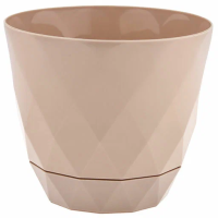 Горшок д/цветов Laurel 1,3л с поддоном бежевый 