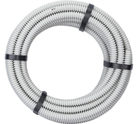 Труба гофр.16мм ПВХ (серая) с зондом 10м