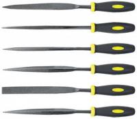 Надфили, прорез. ручка, 5х 150 мм, 6шт. 42172