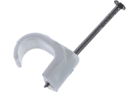 Скобы д/кабеля Стройбат плоские 12мм 50шт 