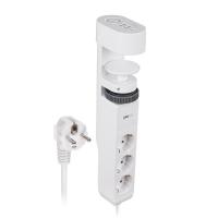 Удлинитель+струбцина 3с/з+3USB 1,5м с выкл. ETD-03U-150wh