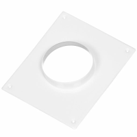 Площадка торцевая 135мм белая