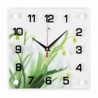 Часы настен. Подснежники 2525-231