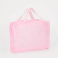 Косметичка ПВХ Цветики 22х15х10см,на молнии 