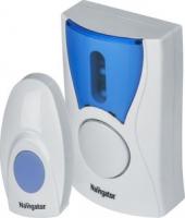 Звонок беспров. Navigator NDB-A -DC02-1V1-WH 61268