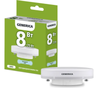 Лампа Софит 8Вт 230В 6500К GX53 GENERICA